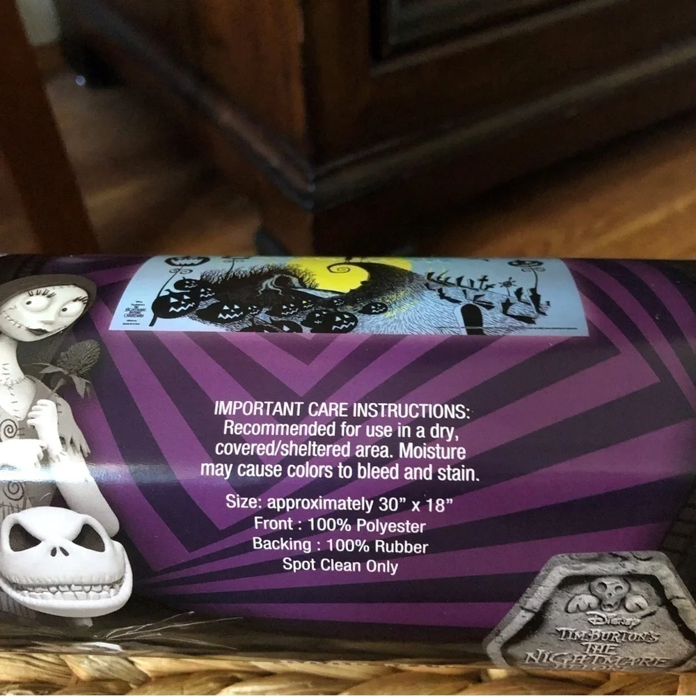 Disney: Nightmare Before Christmas: “Moonlight Madness” Door Mat